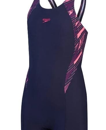 Speedo HyperBoom Yüzücü Kız Çocuk Mayosu