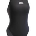 Mad Wave Crossback Siyah Kadın Yüzücü Mayosu görsel 1