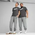 Puma No. 1 Logo Erkek Gri Eşofman Altı görsel 1