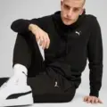 Puma Essentials Erkek Siyah Eşofman Altı görsel 5