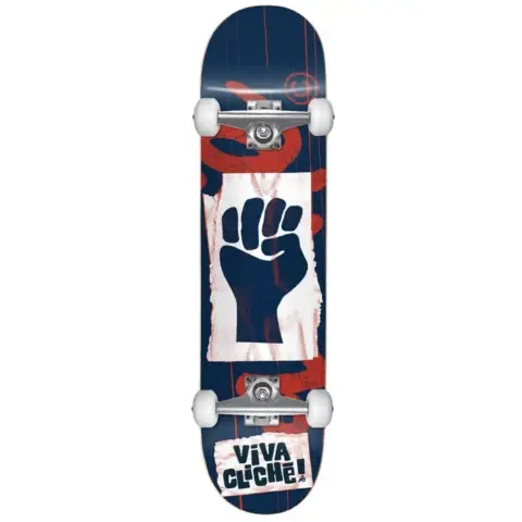 Cliche 8.25 Viva Blue Red Skateboard Kaykay
