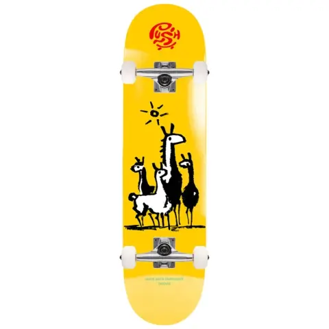 Push 8.5 Bolivia MLSL Yellow Skateboard Kaykay