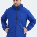 Slazenger OFANS Erkek Saks Mavi Yağmurluk görsel 3