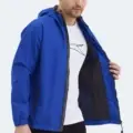 Slazenger OFANS Erkek Saks Mavi Yağmurluk görsel 5