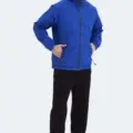 Slazenger OFANS Erkek Saks Mavi Yağmurluk görsel 7