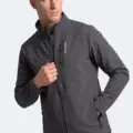 Slazenger COVEX Erkek Softshell Koyu Gri Mont & Kaban görsel 3