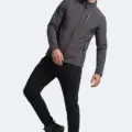 Slazenger COVEX Erkek Softshell Koyu Gri Mont & Kaban görsel 5