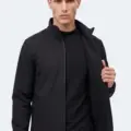 Slazenger CEDO Erkek İçi Polarlı Rüzgar Ve Su itici Siyah Mont & Kaban görsel 4