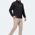 Slazenger CEDO Erkek İçi Polarlı Rüzgar Ve Su itici Siyah Mont & Kaban görsel 7