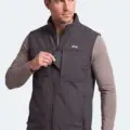 Slazenger CORVEN Erkek Softshell Koyu Gri Yelek görsel 6