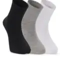 Slazenger JUMPY 3 lü Erkek Soket Siyah / Gri Çorap görsel 1