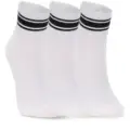 Slazenger JOKES 3 lü Kadın Soket Beyaz Çorap görsel 1