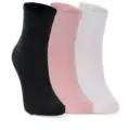 Slazenger JORIX 3 lü Kadın Soket Siyah / Gri Çorap görsel 1