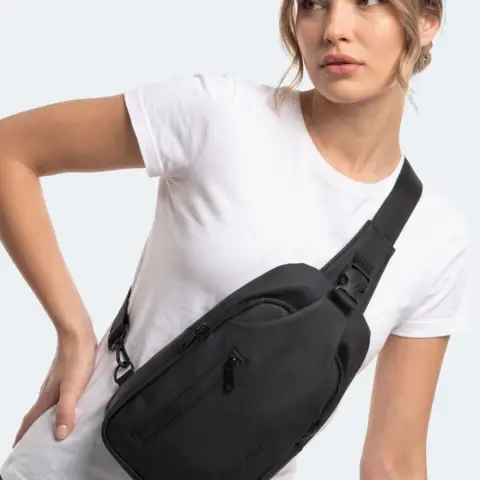 Slazenger LORIS Unisex Siyah Çapraz Çanta