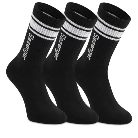 Slazenger JINN 3 lü Erkek Soket Siyah Çorap