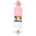 Ocean Pacific 39’’ Drop Through Sunset Pink White Longboard görsel 1