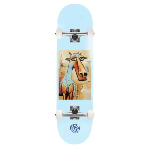 Push 8.5 Tunisia MLSL Blue Skateboard Kaykay