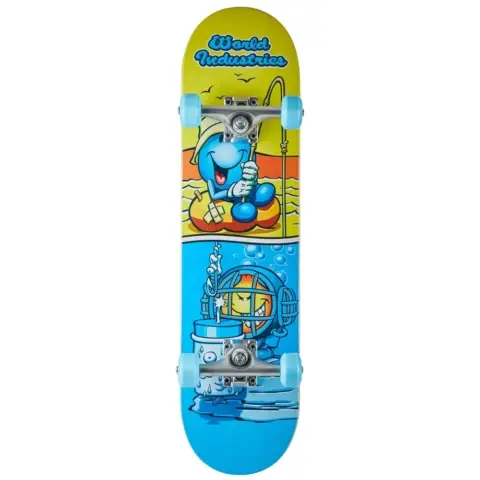 World Industries 7.5 Gone Fishing Skateboard Kaykay