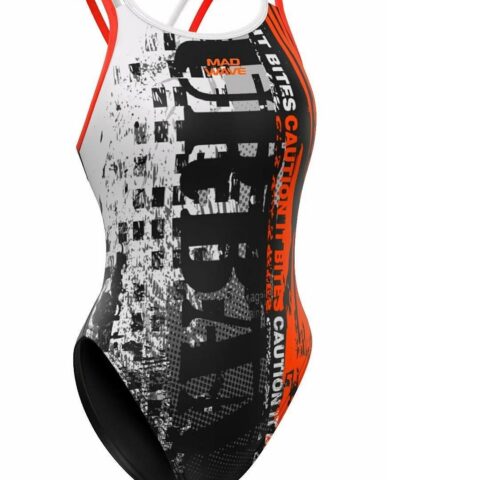 Mad Wave Antichlor Crossback PBT H7 Kadın Yüzücü Mayosu