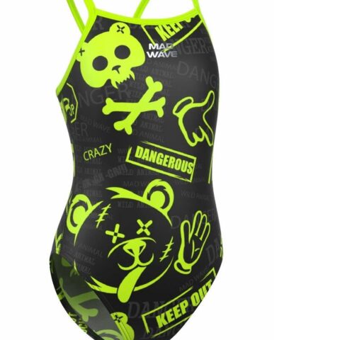 Mad Wave Antichlor Nera Junior PBT Kız Çocuk Mayo