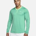 Nike Court Dri-FIT Advantage Yarım Fermuarlı Erkek Tenis Üstü görsel 1