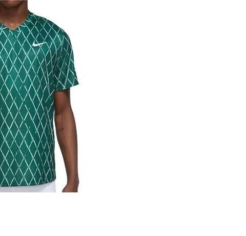 Nike Dri-FIT Baskılı Erkek Tenis Üstü