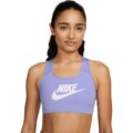 Nike Dri-fıt Swoosh Tek Parça Grafikli Kadın Spor Sütyeni görsel 1