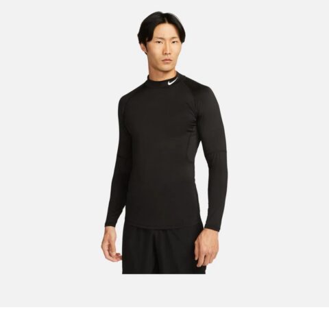 Nike Pro Dri-Fit Fitness Mock-Neck Athletic Training Long-Sleeve Erkek Tişört