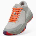 Puma Court Pro 2 Marble Jr Çocuk Spor Ayakkabı Gri görsel 6