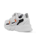 Slazenger KENDALL Unisex Çocuk Sneaker Ayakkabı Beyaz / Turuncu görsel 3