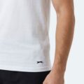 Slazenger KULAP Erkek Kolsuz Beyaz Tişört görsel 2