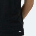 Slazenger KULAP Erkek Kolsuz Siyah Tişört görsel 2