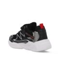 Slazenger KYRIE Erkek Çocuk Sneaker Ayakkabı Siyah / Kırmızı görsel 3