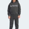 Slazenger LEXUS Unisex Çocuk Sweatshirt Koyu Gri görsel 7