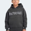 Slazenger LEXUS Unisex Çocuk Sweatshirt Koyu Gri görsel 1