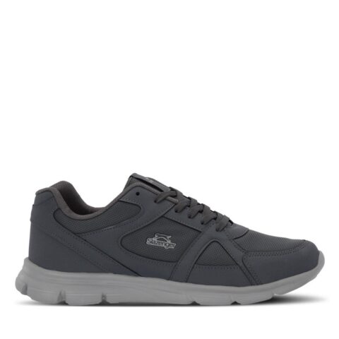 Slazenger PERA Büyük Beden Erkek Sneaker Ayakkabı Koyu Gri