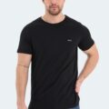 Slazenger ROSALVA Erkek Siyah Tişört görsel 5