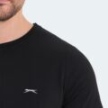 Slazenger ROSALVA Erkek Siyah Tişört görsel 2