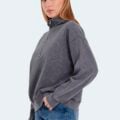 Slazenger VIEWER Kadın Sweatshirt Koyu Gri görsel 3