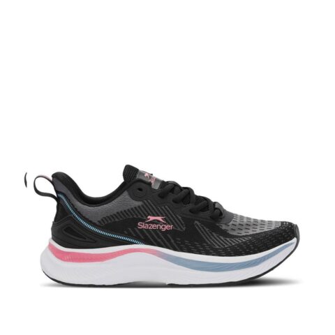 Slazenger WETFORD Kadın Siyah / Koyu Gri Koşu & Yürüyüş Spor Ayakkabısı