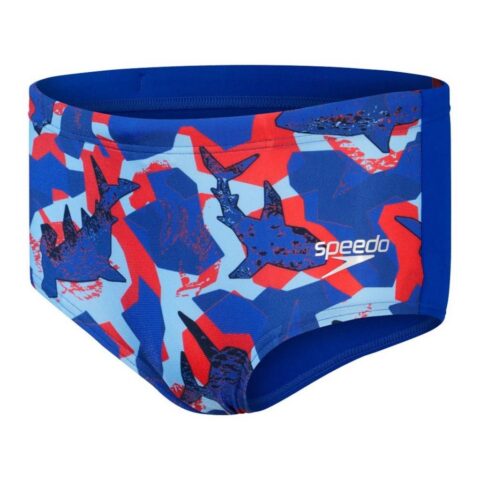 Speedo Allover Club Digital 13 CM Erkek Çocuk Yüzücü Mayosu