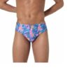 Speedo Allover Digital Brief 8 CM Erkek Slip Mayo görsel 1