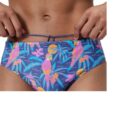 Speedo Allover Digital Brief 8 CM Erkek Slip Mayo görsel 2