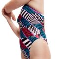 Speedo Allover Digital Starback Kadın Yüzücü Mayosu görsel 3
