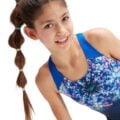 Speedo DIGI PLMT SPBK Kız Çocuk Mayosu görsel 3