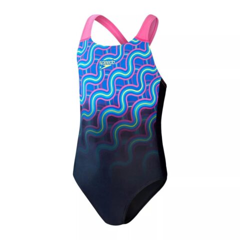Speedo DIGI PLMT SPBK Kız Çocuk Yüzücü Mayosu