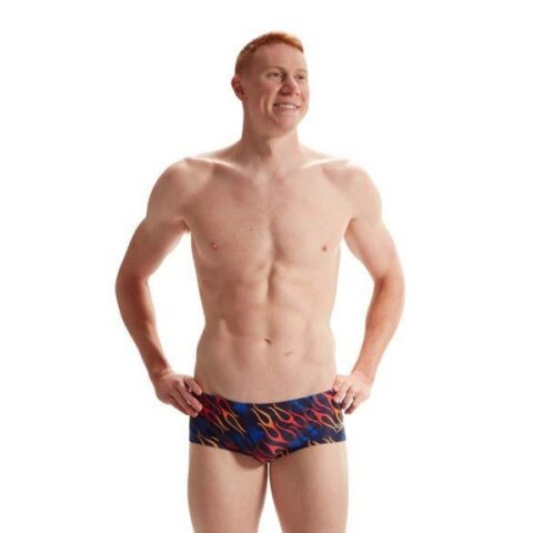 Speedo Erkek 13,5 cm Club Training Allover Yüzücü Mayosu