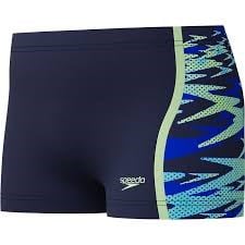 Speedo Erkek Çocuk Hyperboom Splice Aquashort Lacivert/Mavi Yüzücü Mayosu