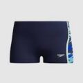 Speedo Erkek Çocuk Hyperboom Splice Aquashort Lacivert/Mavi Yüzücü Mayosu görsel 3