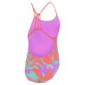 Speedo Girls Allover Lane Line Back Swimsuit Yüzücü Mayosu görsel 2